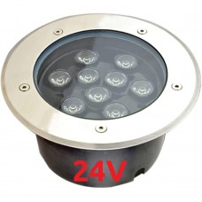 Φωτιστικό Χωνευτό Δαπέδου LED 18W 24V 1440lm 15° IP67 4000K Λευκό Φως 96GRF1/183024